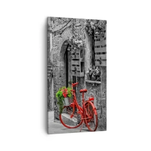 Schilderen op canvas - Toscaanse steeg - 45x80 cm