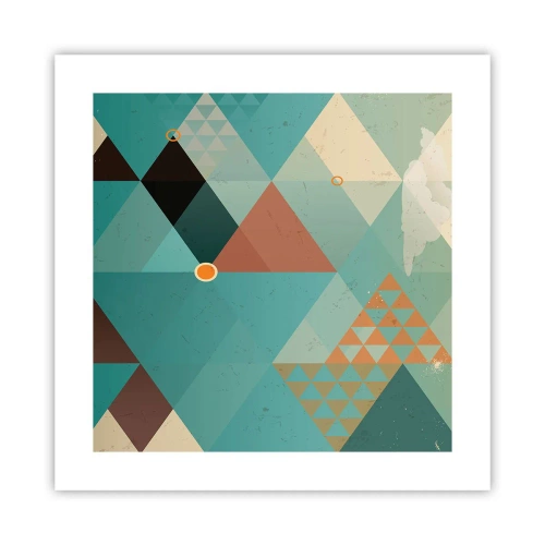 Poster - Eenheid van veelheid, veelheid van eenheid - 40x40 cm