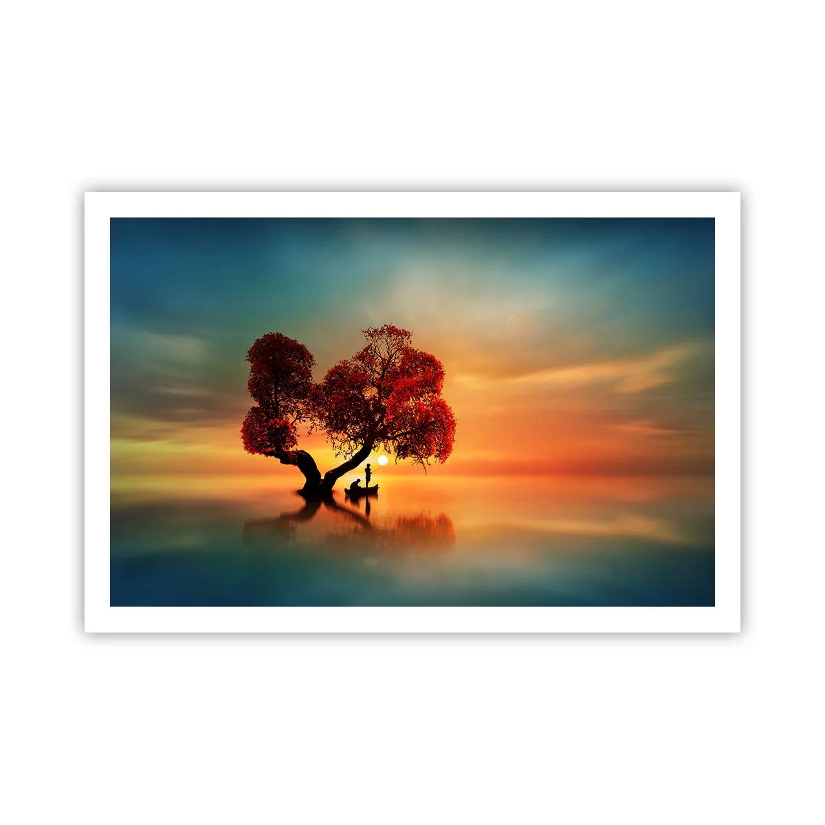 Poster - Afstanders en de stilte van de wereldlozen - 91x61 cm