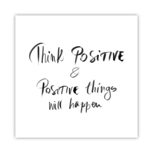 Poster - Hoe leef je het leven? - 60x60 cm