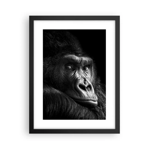 Poster in een zwarte lijst - En waar kijk je naar? - 30x40 cm