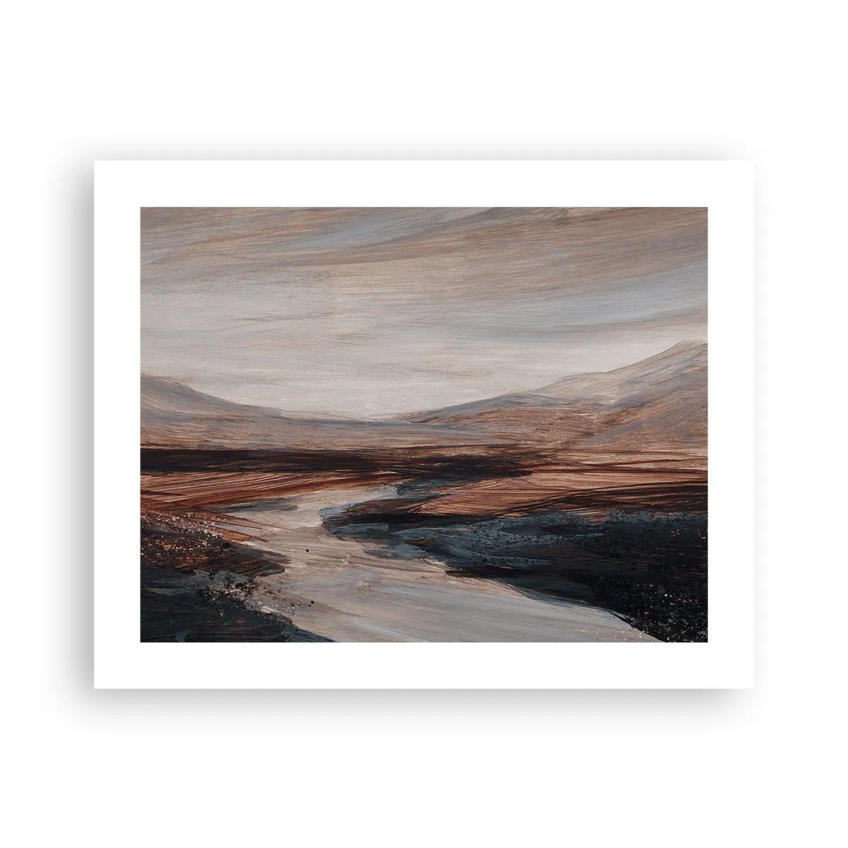 Poster - Een rustige vallei - 50x40 cm