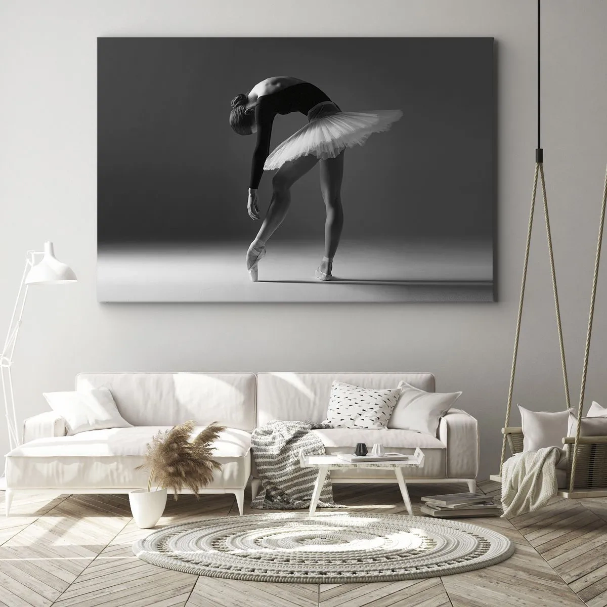 Schilderen op canvas - Bella ballerina - 120x80 cm