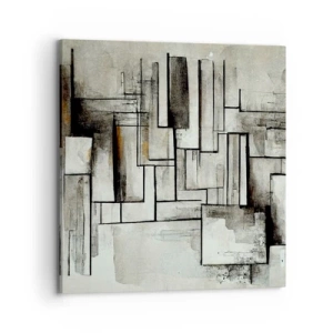 Schilderen op canvas - De kracht van eenvoud - 70x70 cm
