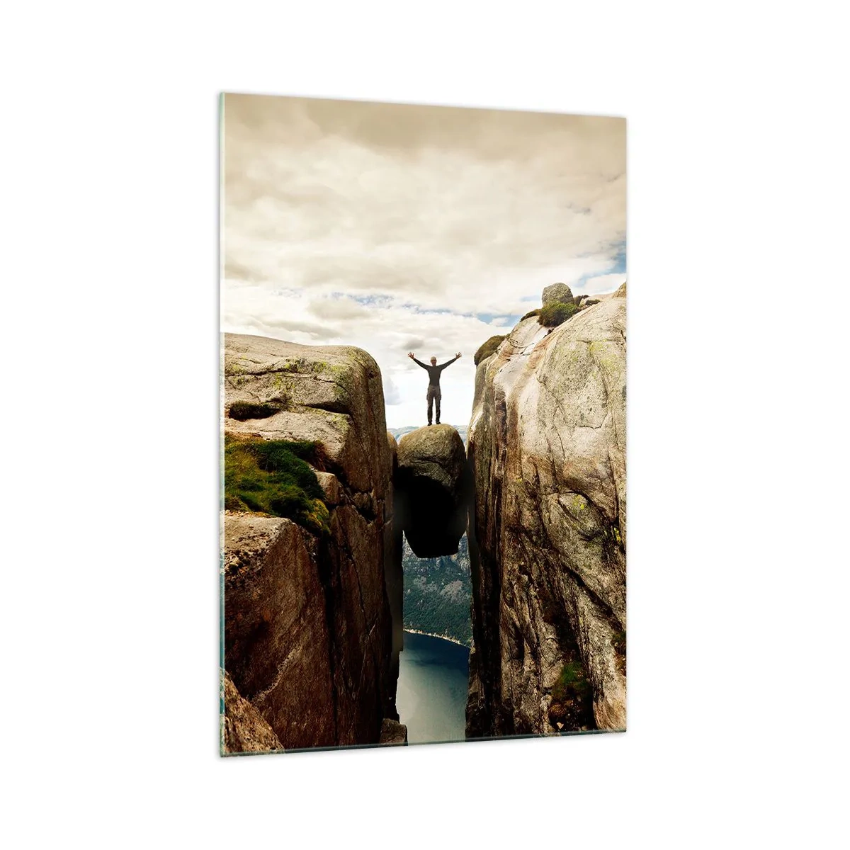 Schilderen op glas - Hoe gaat het met mij?! - 70x100 cm