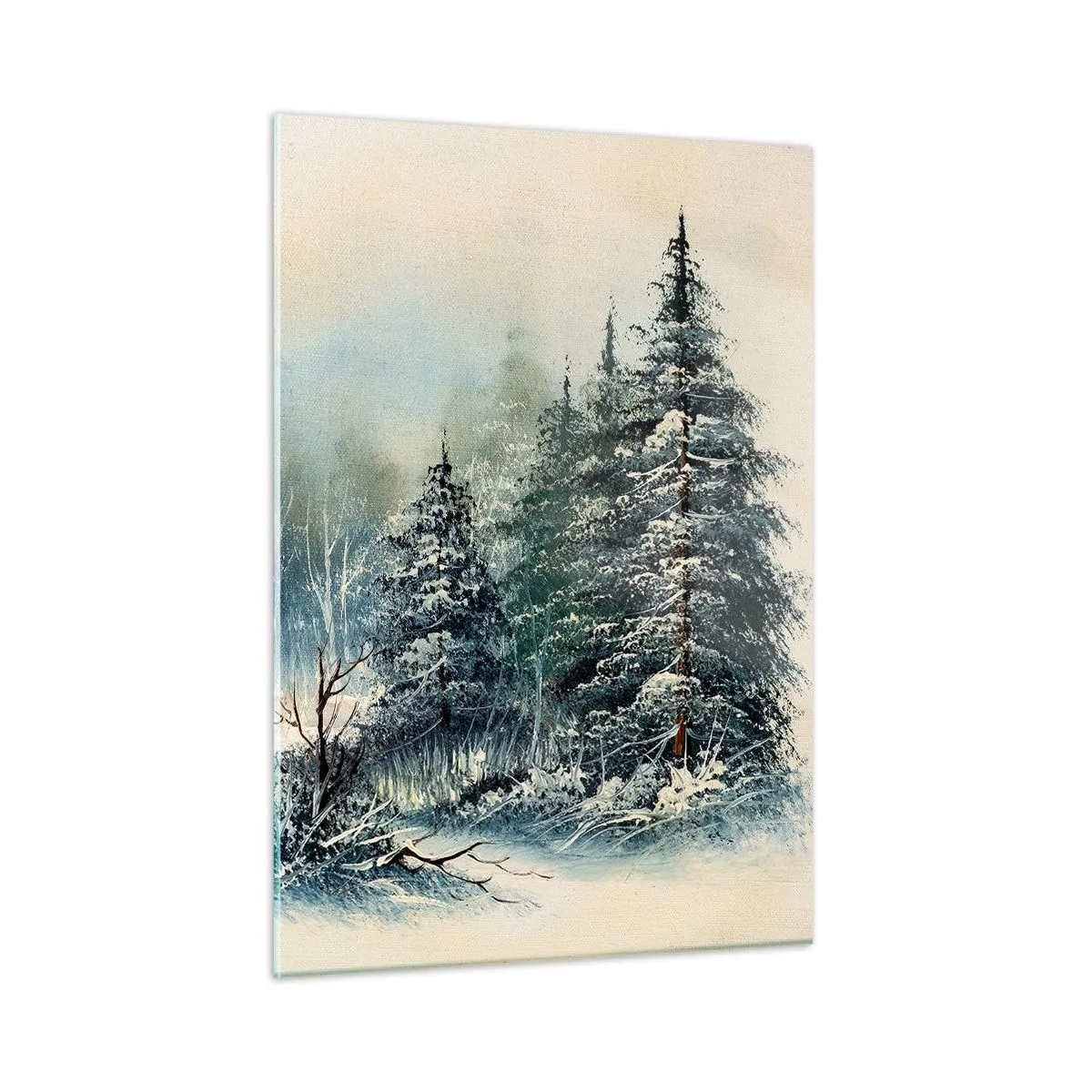 Schilderen op glas - Klaar voor kerst - 50x70 cm