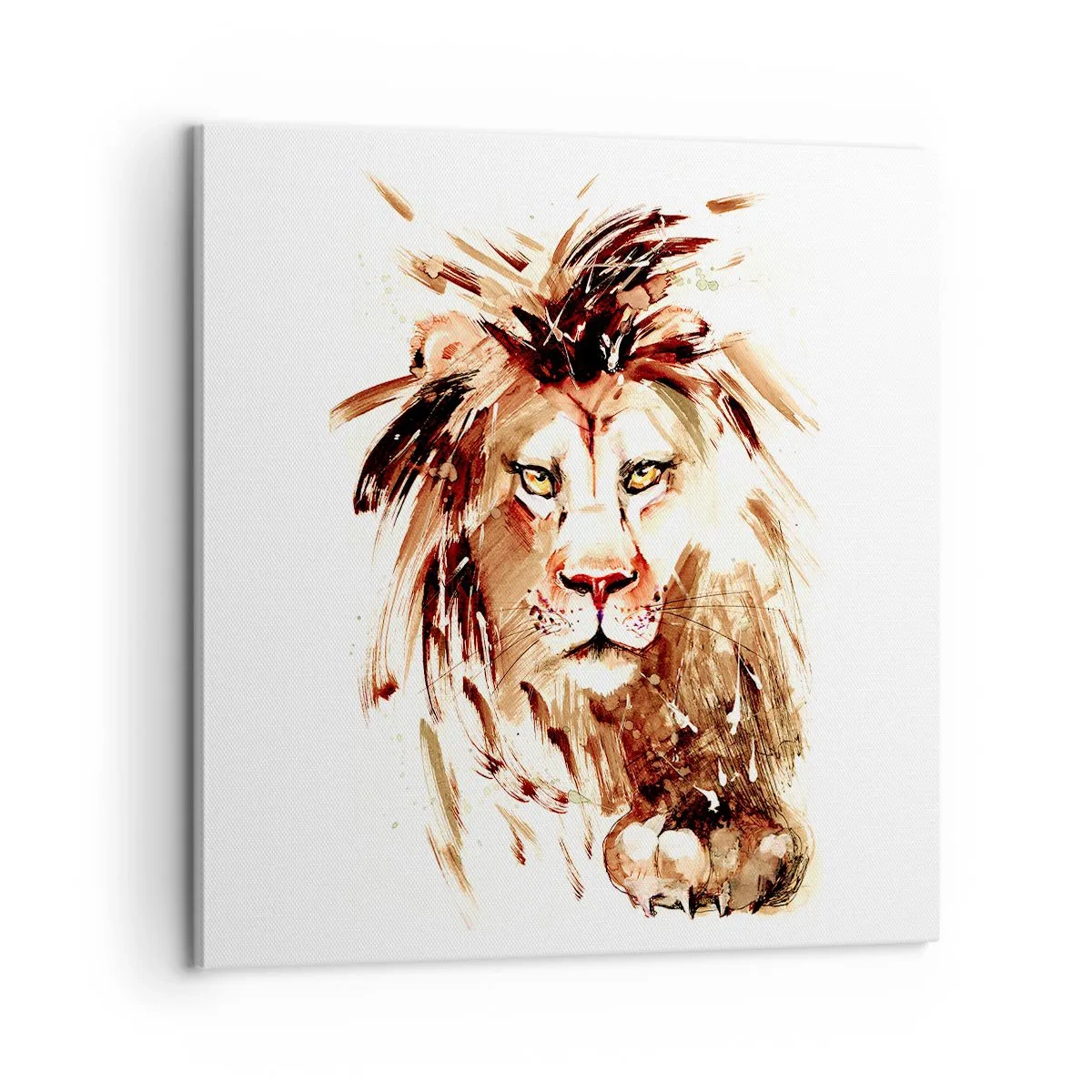 Schilderen op canvas - Kracht en waardigheid - 60x60 cm