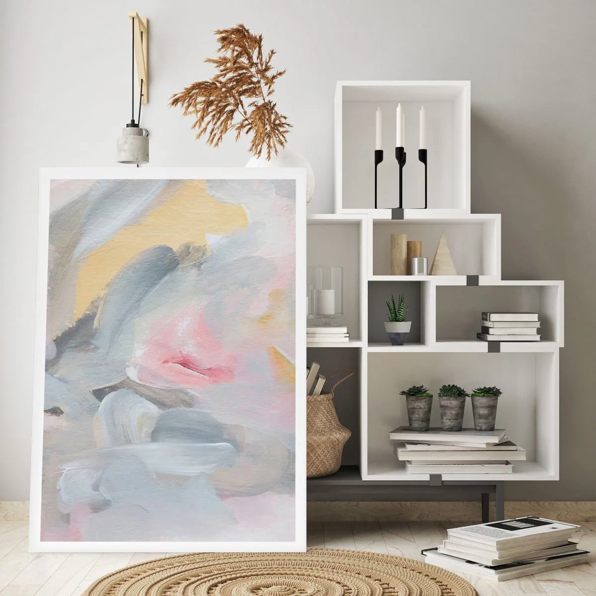 Poster - In een pastelkleurige wereld - 70x100 cm