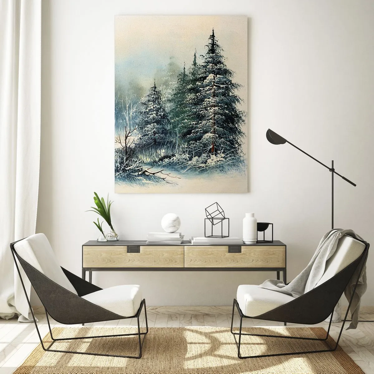 Schilderen op glas - Klaar voor kerst - 50x70 cm