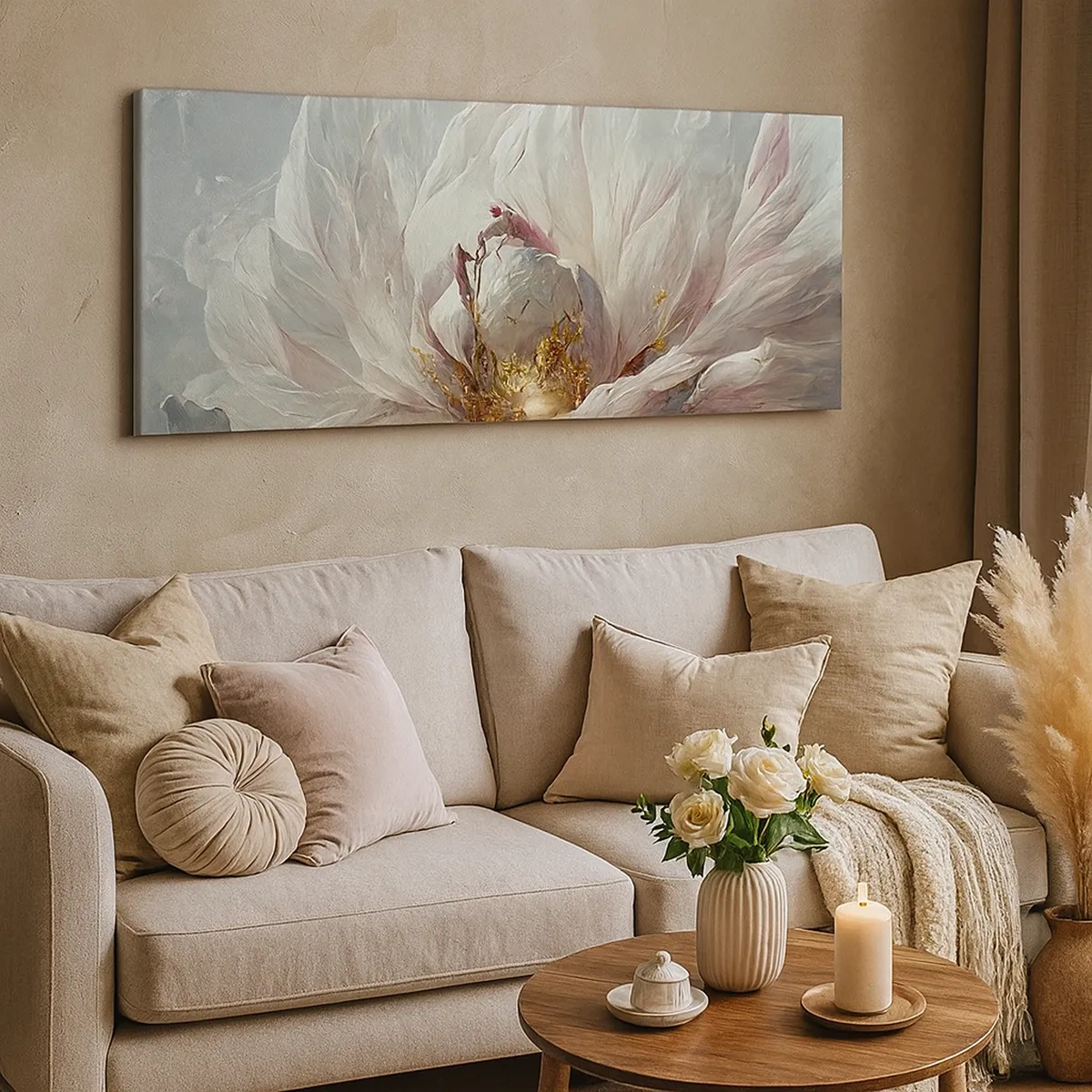 Schilderen op canvas - Hij bloeit eens in de honderd jaar - 30x30 cm