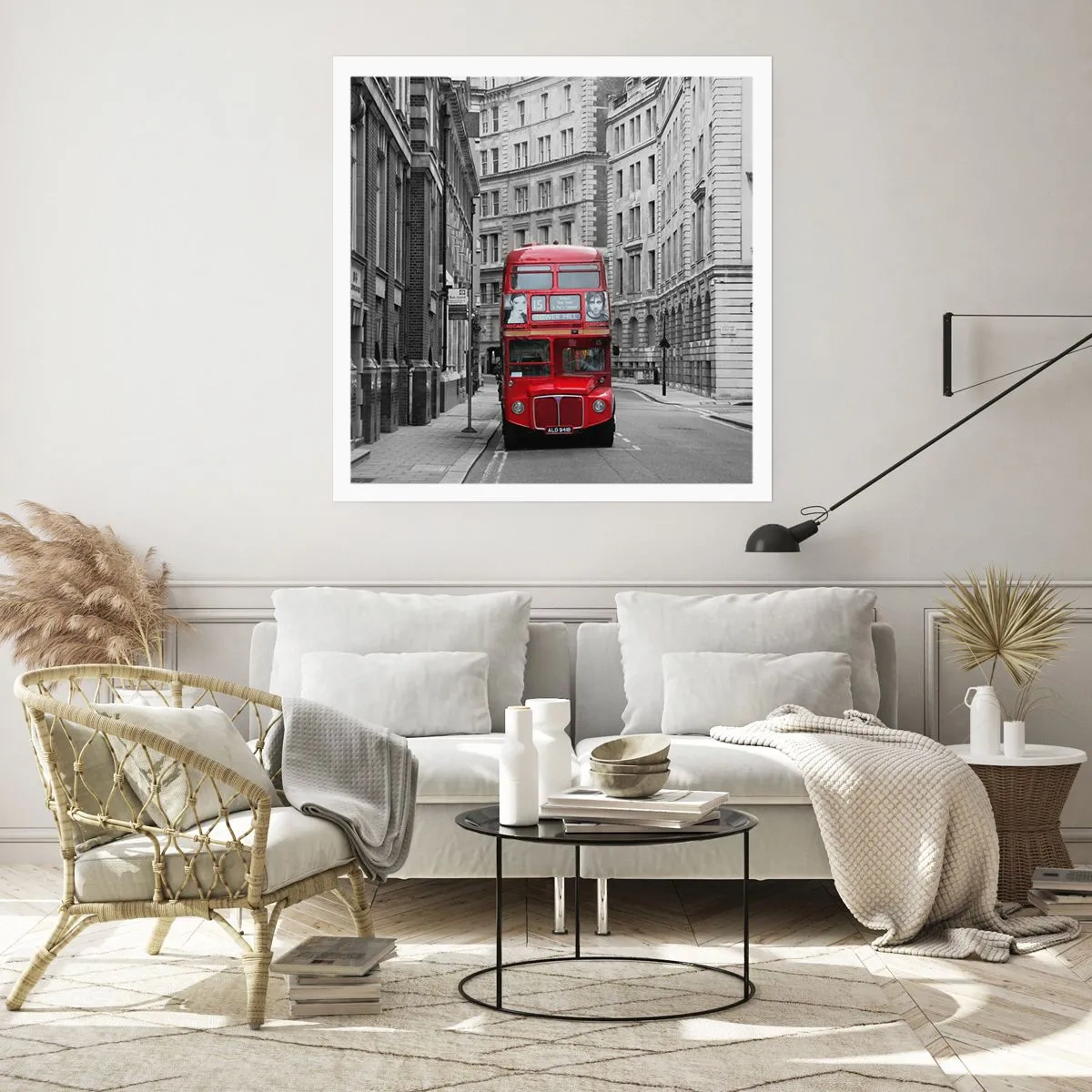 Poster - Het dagelijkse leven hoeft niet grijs te zijn - 40x40 cm