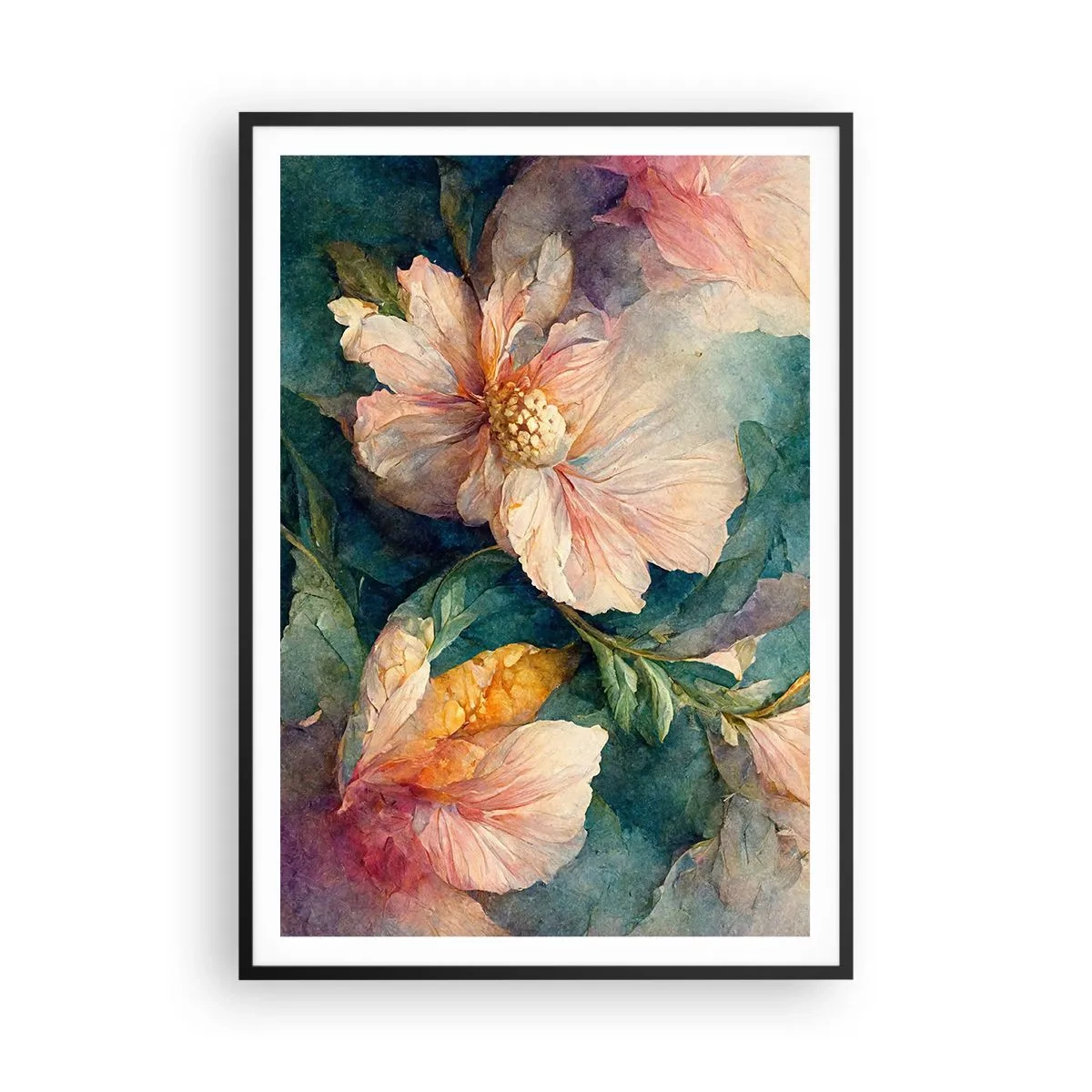 Poster in een zwarte lijst - Gewoon subtiliteit - 70x100 cm