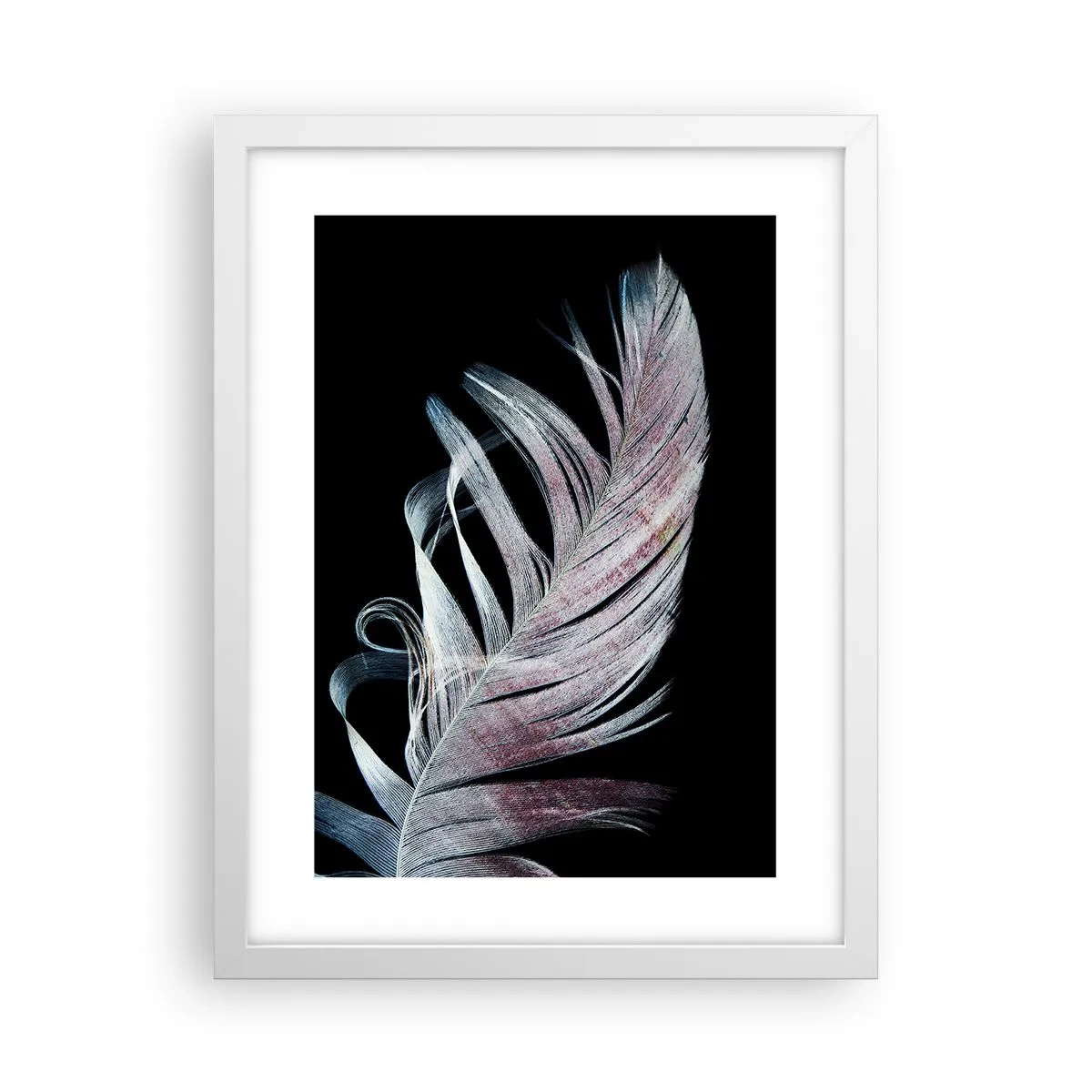 Poster in een witte lijst - Denk aan aanraking - 30x40 cm