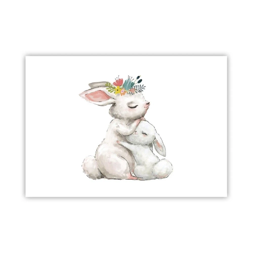 Poster - Het is het beste met mama - 100x70 cm