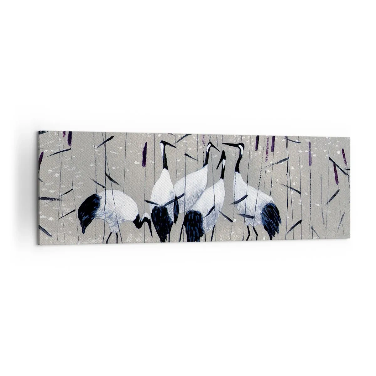 Schilderen op canvas - Onder hun eigen - 160x50 cm