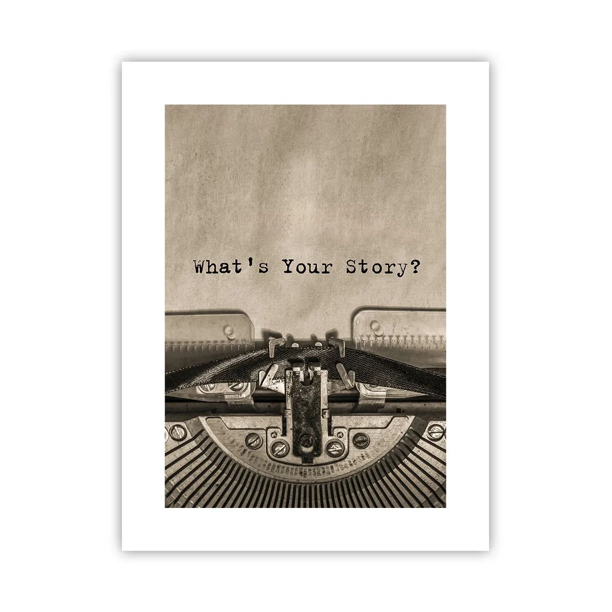 Poster - Vertel het mee - 30x40 cm