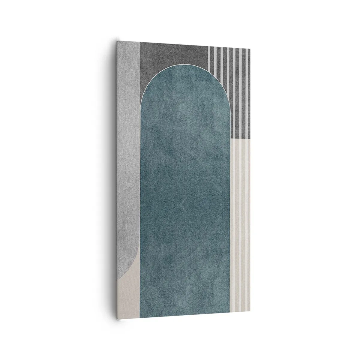 Schilderen op canvas - Compositie op niveau - 65x120 cm