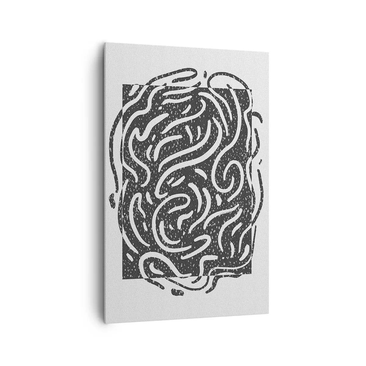 Schilderen op canvas - Abstractie: vreugdedans - 80x120 cm