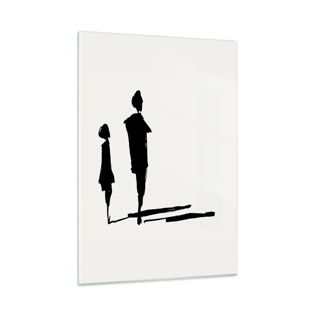 Schilderen op glas - Zeker samen? - 50x70 cm
