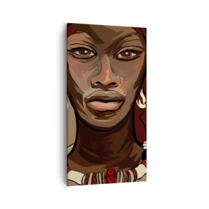 Schilderen op canvas - Ebbenhouten Venus - 55x100 cm