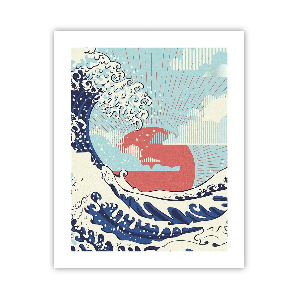 Poster - Van Japanse inspiratie - 40x50 cm
