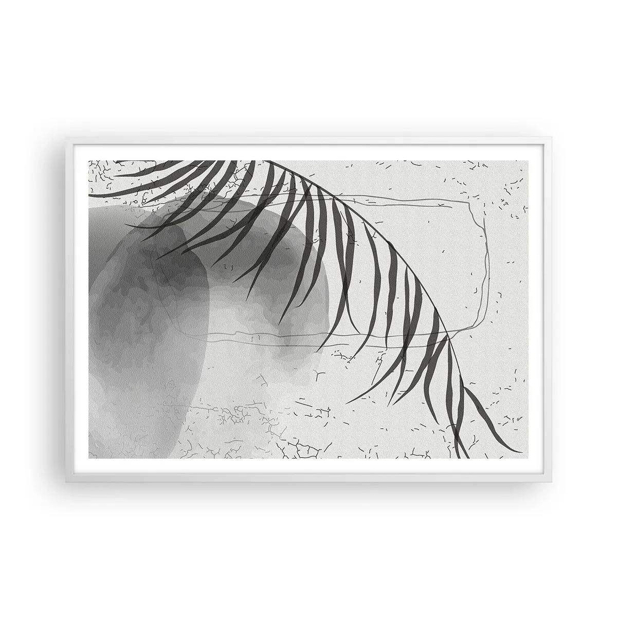 Poster in een witte lijst - Het subtiele exotisme van de natuur - 100x70 cm