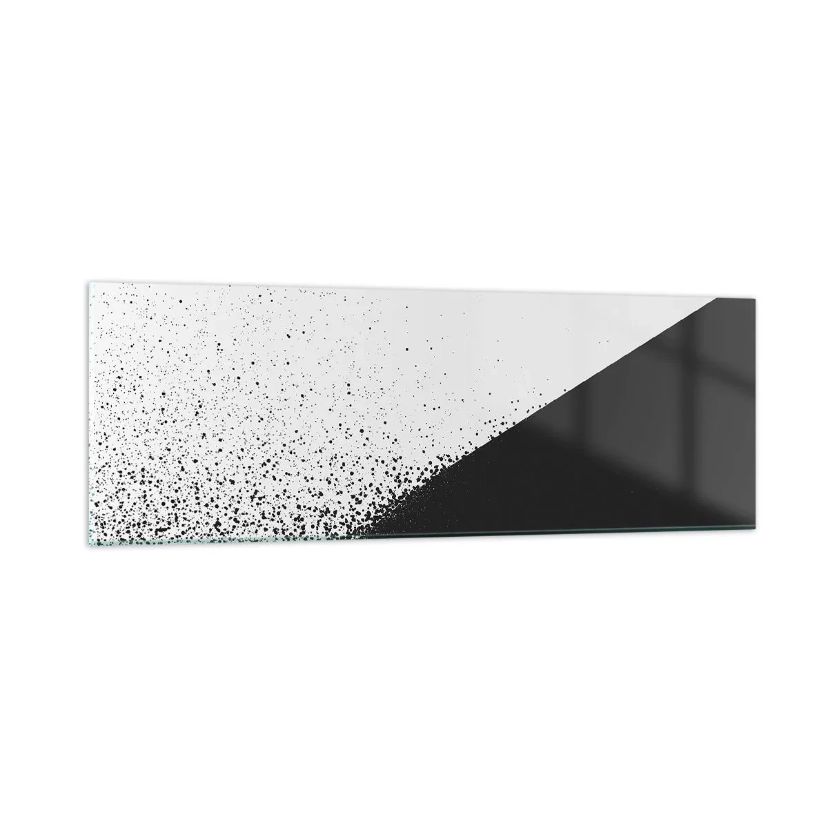 Schilderen op glas - Steeds sneller, meer en meer - 90x30 cm