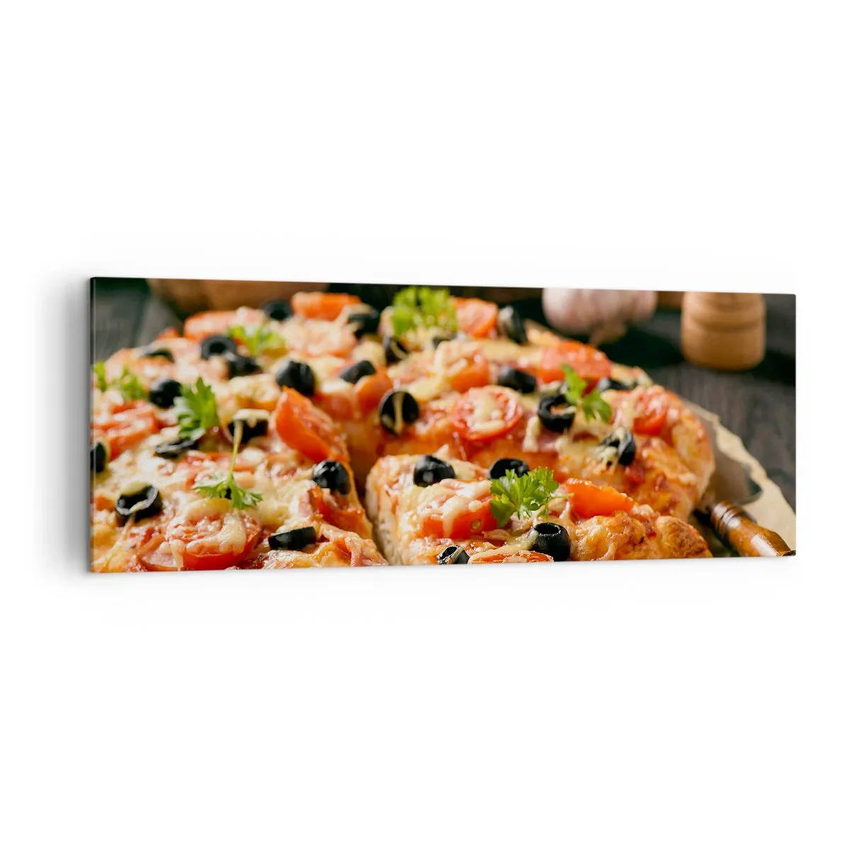 Schilderen op canvas - Je bent er weer mee weggekomen - 140x50 cm