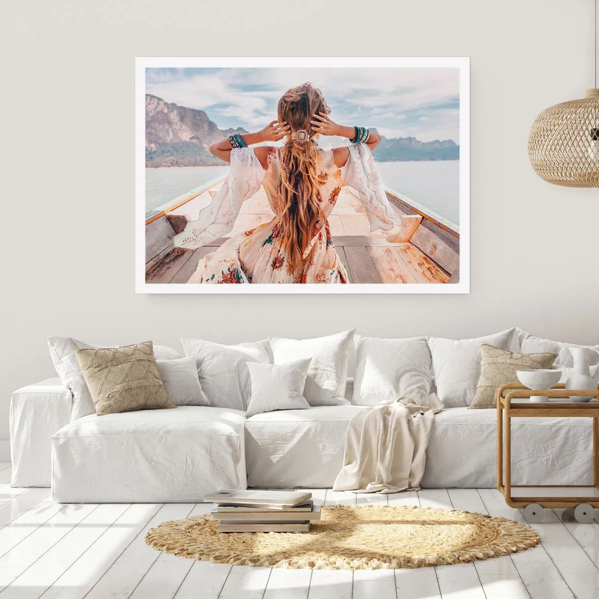 Poster - Op weg naar geluk - 40x30 cm