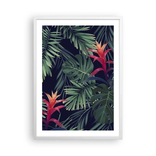 Poster in een witte lijst - Ontsteken in het groen - 50x70 cm