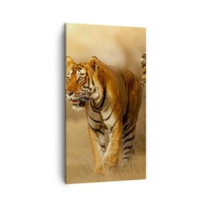 Schilderen op canvas - Voor de aanval - 45x80 cm