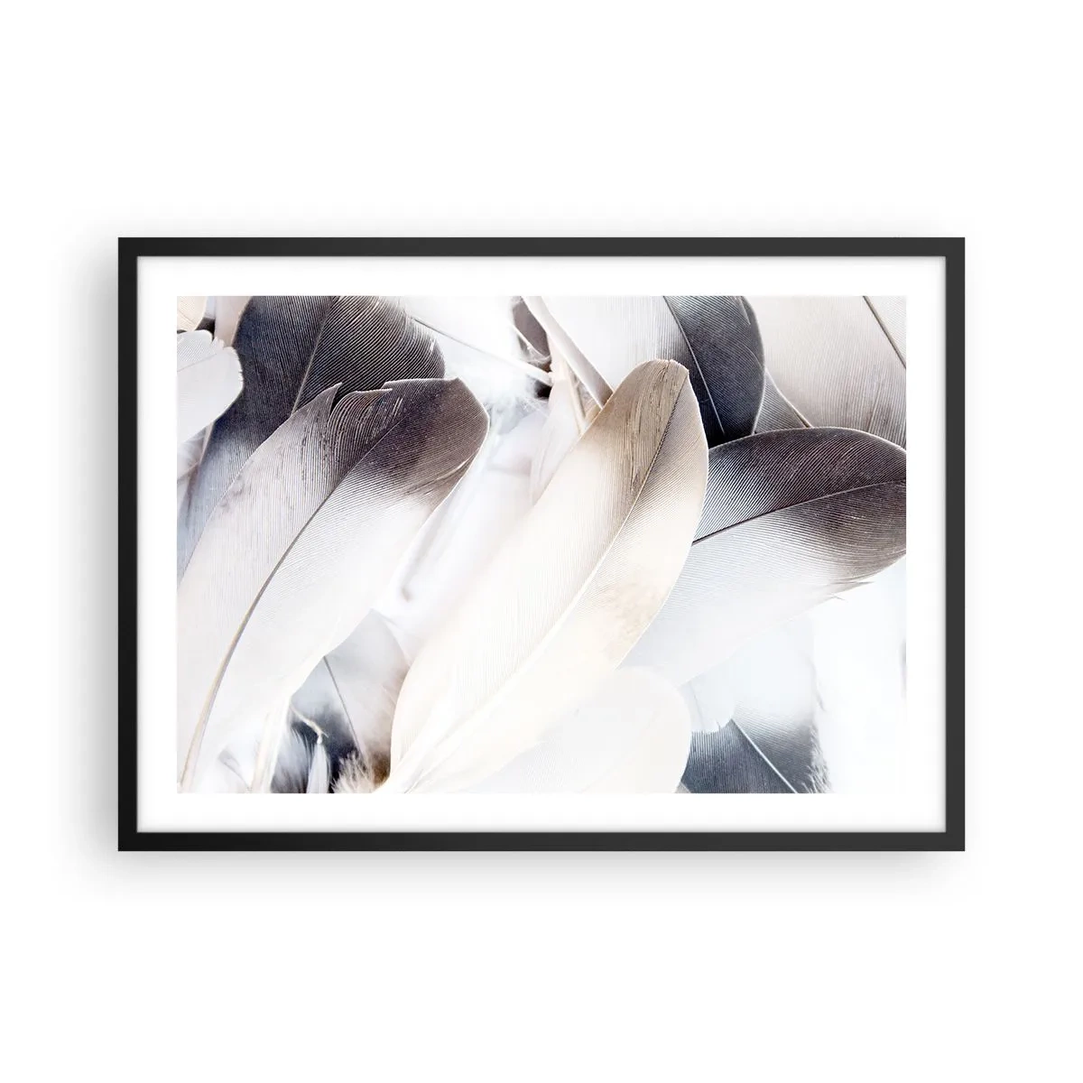 Poster in een zwarte lijst - Bijna engelachtig - 70x50 cm