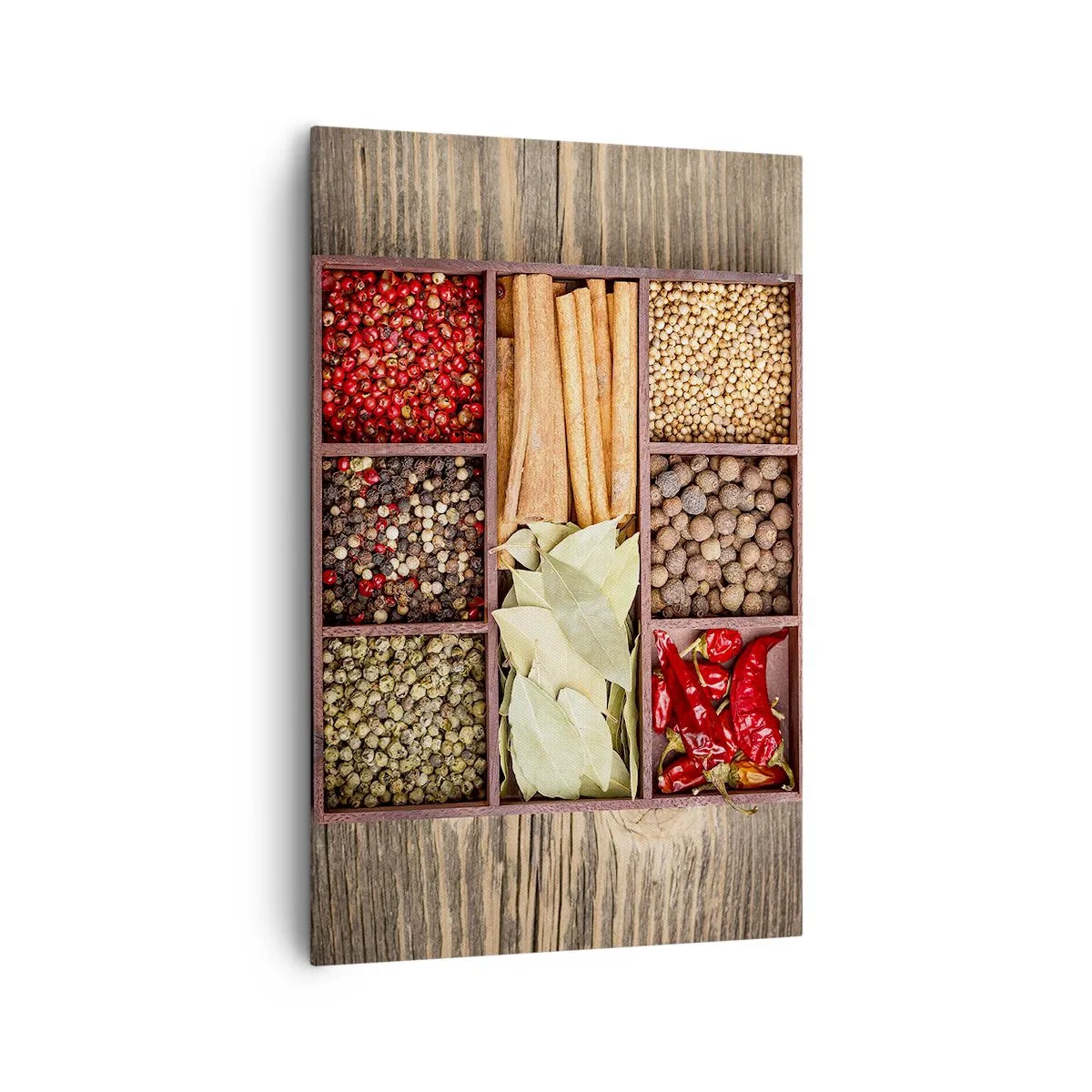 Schilderen op canvas - Volgorde van vormen, boeket van aroma's - 80x120 cm