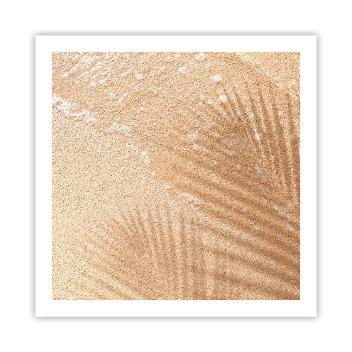 Poster - De schaduw van een hete zomer - 60x60 cm