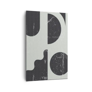 Schilderen op canvas - Compositie boven en onder - 80x120 cm