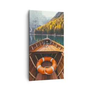 Schilderen op canvas - Bergtocht - 55x100 cm