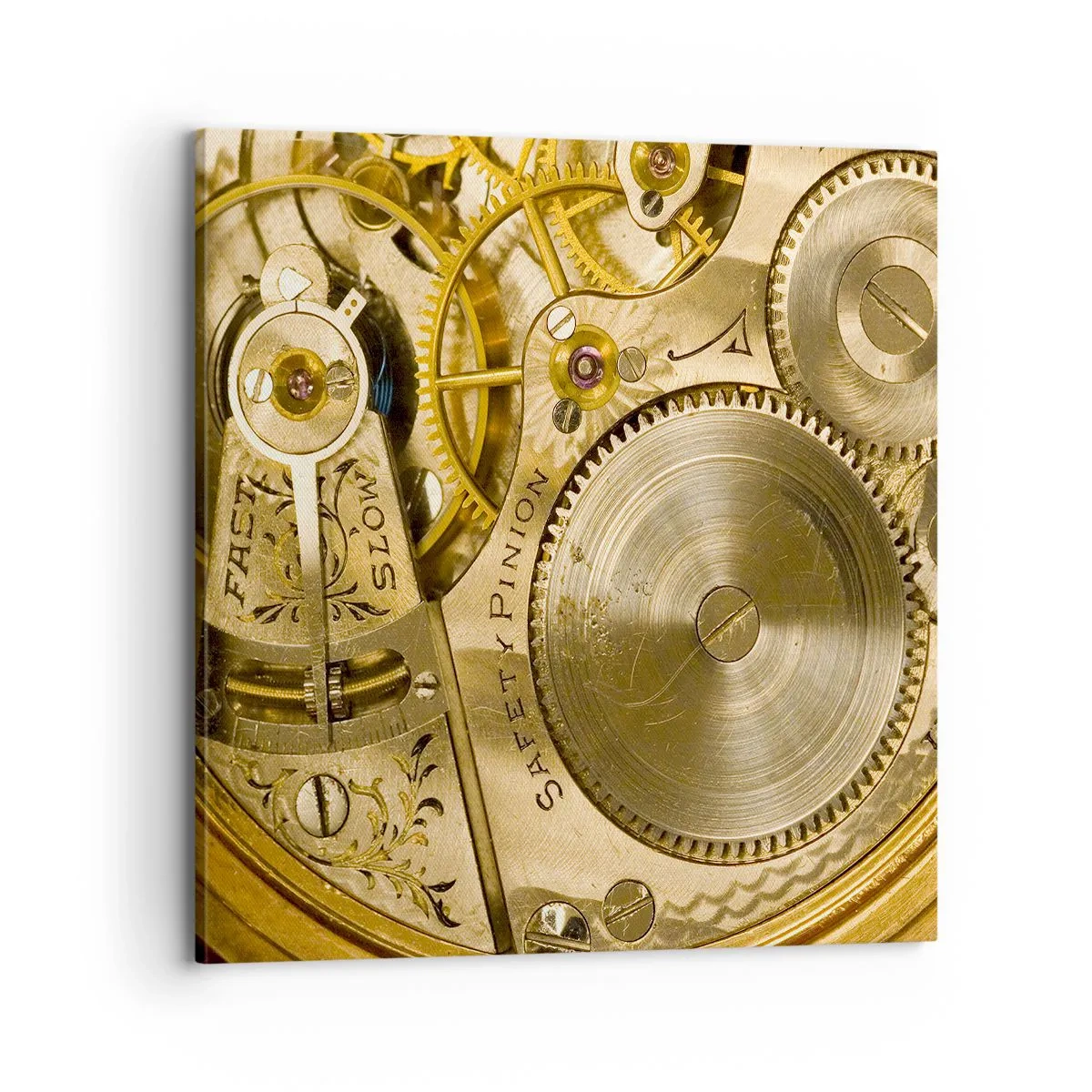 Schilderen op canvas - Ga met de tijd mee - 70x70 cm