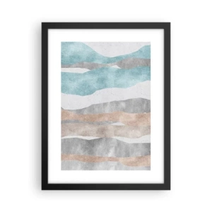 Poster in een zwarte lijst - Een studie van nabijheid - 30x40 cm