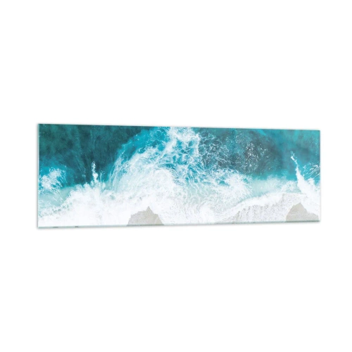 Schilderen op glas - Natuurlijke streling - 160x50 cm