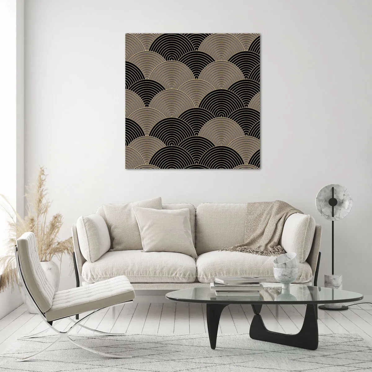 Schilderen op glas - Eenheid in veelheid - 40x40 cm