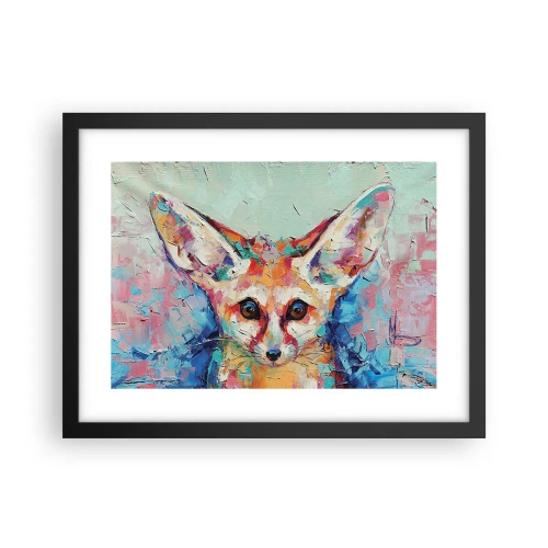 Poster in een zwarte lijst - Ben je klaar voor mij? - 40x30 cm