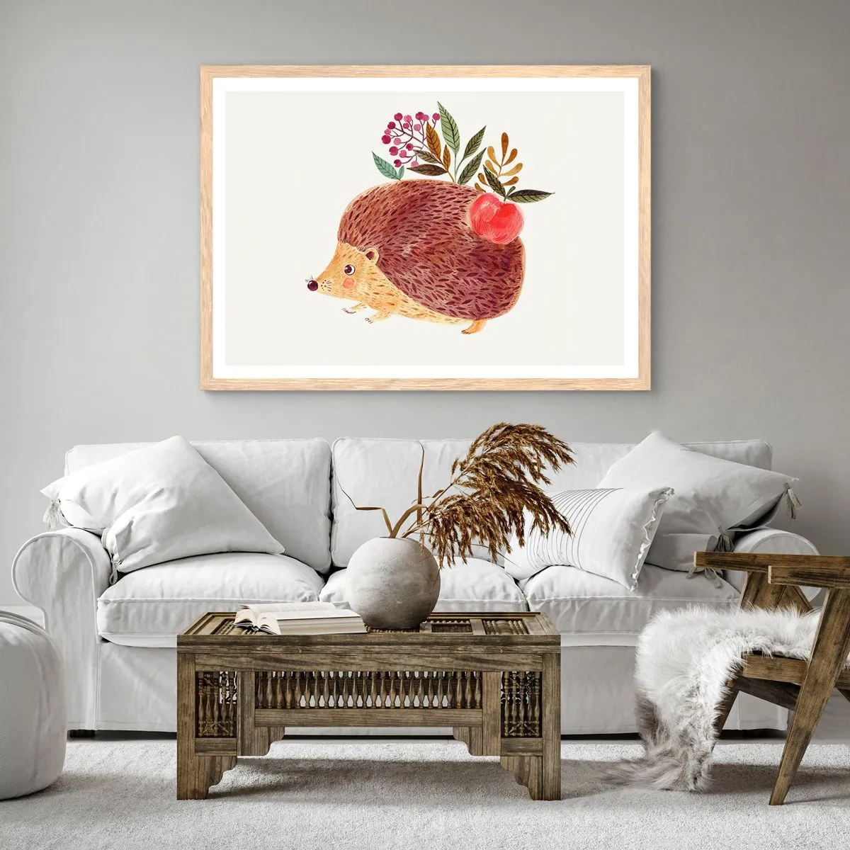 Een poster in een licht eiken lijst - En je vindt mij al leuk - 40x30 cm