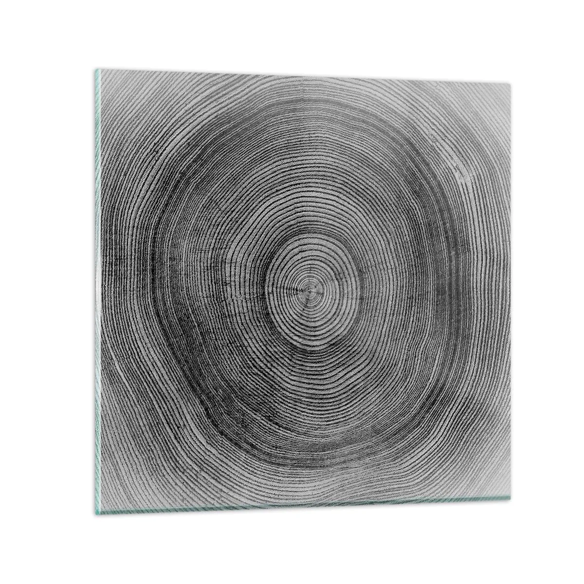Schilderen op glas - Teken van de tijden - 40x40 cm