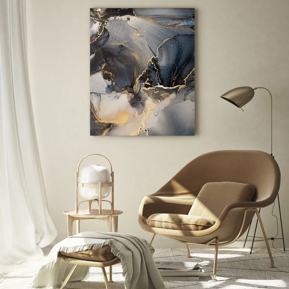 Schilderen op glas - Stenen leven - 50x70 cm