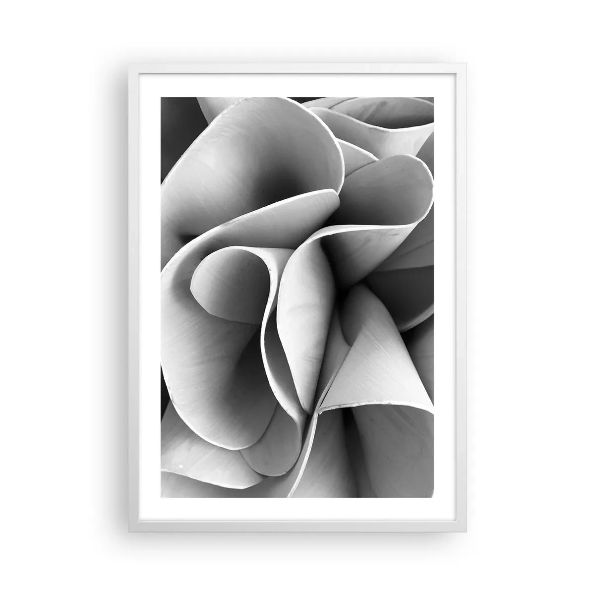 Poster in een witte lijst - Het gebeurt in de ruimte - 50x70 cm