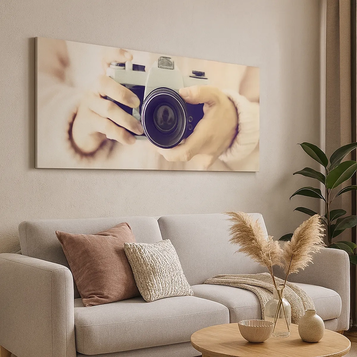 Schilderen op canvas - Om meer te zien... - 30x30 cm