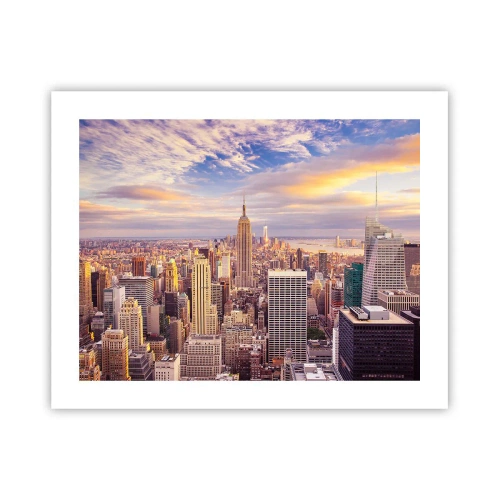 Poster - Reik alleen naar de wolken - 50x40 cm