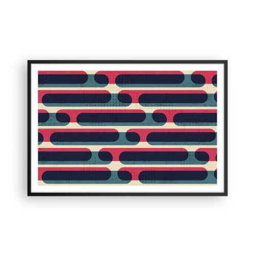 Poster in een zwarte lijst - In de diepte en vooruit - 91x61 cm
