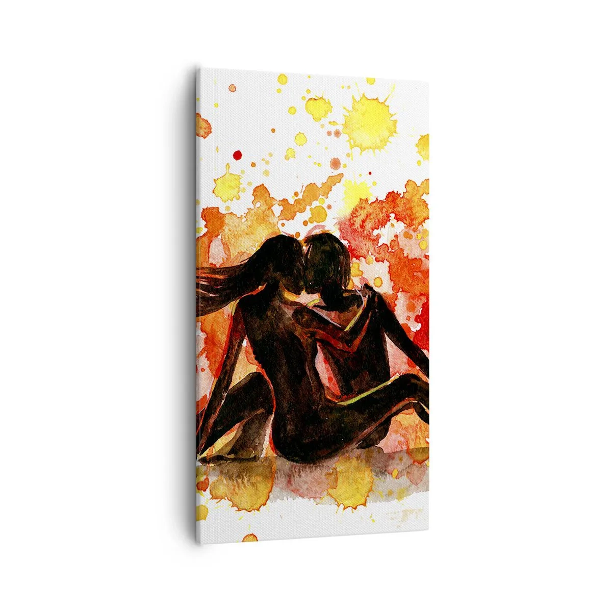 Schilderen op canvas - En er was licht - 55x100 cm