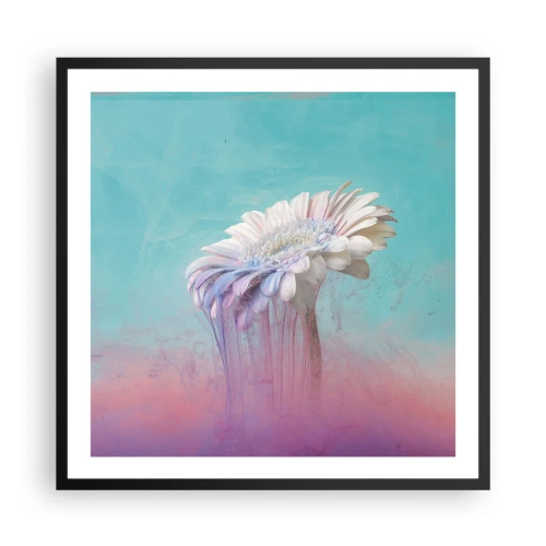 Poster in een zwarte lijst - De bloemenonderwereld - 60x60 cm